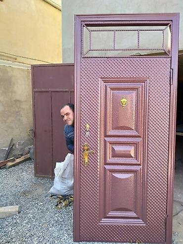 Giriş qapıları: Yeni Giriş qapısı Zəmanətli, Ödənişli quraşdırma, Ünvandan götürmə, Ödənişli çatdırılma, Rayonlara çatdırılma — 11