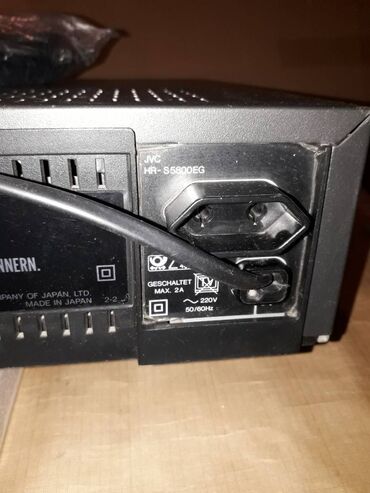 DVD və Blu-ray pleyerlər: Videomaqnitofon JVC HR-S5800EG S-VHS satılır. Kolleksiya modeli. Hifi -da lalafo.az — 19 DVD və Blu-ray pleyerlər: Videomaqnitofon JVC HR-S5800EG S-VHS satılır. Kolleksiya modeli. Hifi — 19