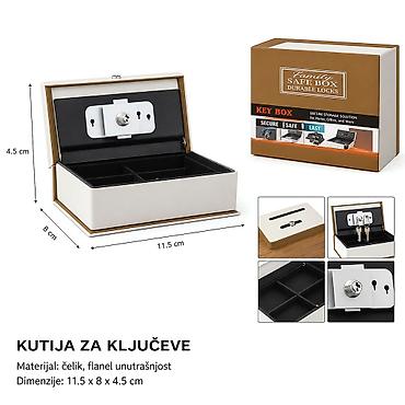 police za knjige: KMT Mini kasica za knjige na novčić braon 2385758 - Brend: Kmt style — 1