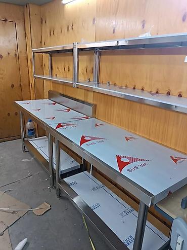 Другая посуда и кухонный инвентарь: Столы из нержавейки для кафе, ресторанов, пекарен — SUS 304! Надежные at lalafo.kg — 11 Другая посуда и кухонный инвентарь: Столы из нержавейки для кафе, ресторанов, пекарен — SUS 304! Надежные — 11