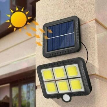 Кастрюли: Günəş enerjisi ilə işləyən lampa sensor vasitəsi ilə