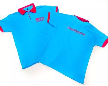 Reklam, çap: UNIFORMALAR İş geyimi tipli polo köynək - Rəng: Qırmızı-qara iki — 14