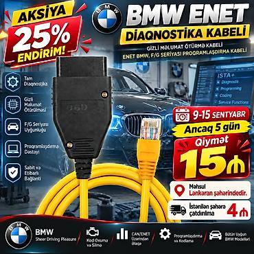 dıaqnostıka: BMW ENET diaqnostika kabeli. Gizli məlumat ötürmə kabeli ENET BMW, 👀 — 1