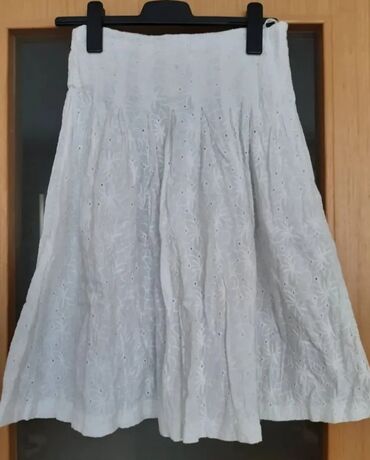 Suknje: S (EU 36), Midi, bоја - Bela — 10