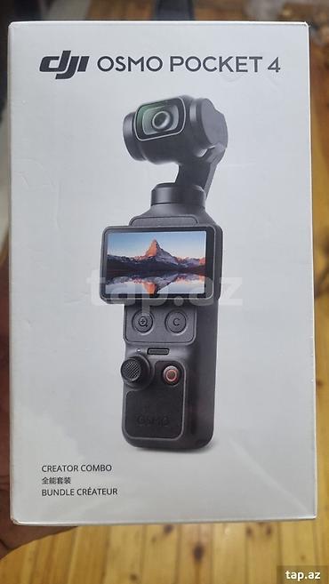 Техника и электроника: DJI Osmo Pocket 4 – Creator Combo Kompakt 3-oxlu stabilizatorlu əl — 2