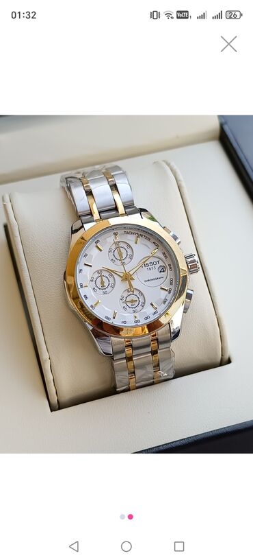 Qol saatları: Yeni, Qol saatı, Tissot, rəng - Qızılı — 6