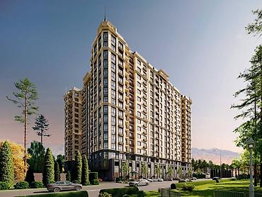 69: 2 комнаты, 69 м², Аламедин-1 мкр Элитка, 13 этаж, ПСО (под самоотделку) — 5