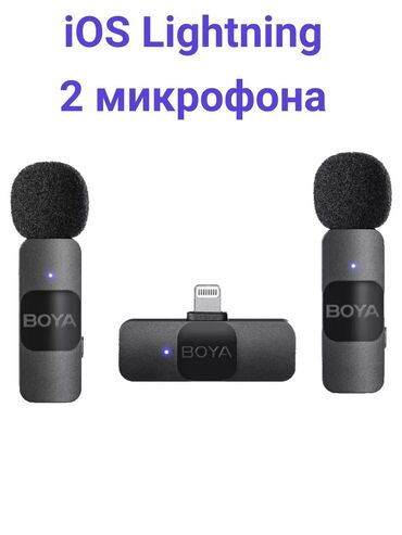 петличные микрофон: Микрофоны петличные boya by v2 для айфона Работают отлично, заряд