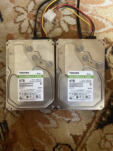 �������������������� 5 86 ������ в Кыргызстан | Жесткие диски, переносные винчестеры: HDD Internal 6TB, Toshiba Pro Surveillance S300,7200rpm,256MB buffer