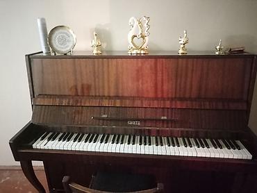 səs yazma studiyasi: Upright pianino – “Sonata” modeli - Korpus: tünd qəhvəyi taxta — 1