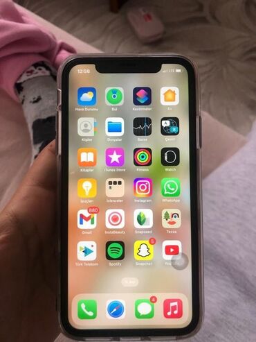 mikrofon qiymət: IPhone 11, 128 GB, Qara, Face ID