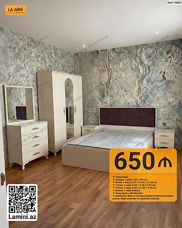 LA MINI – Yataq Dəsti (Kod: 10600) Dəst tərkibi: - Çarpayı: 1 ədəd — 1