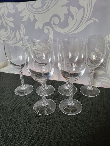 Čaše: Case nove za vino kristal,led kristal d'Argues Francuska 80,90te god — 12