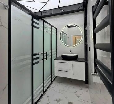 Duş kabinaları, arakəsmələr: Yeni Arakəsmə, Künc üçün, Ünvandan götürmə, Pulsuz çatdırılma — 24