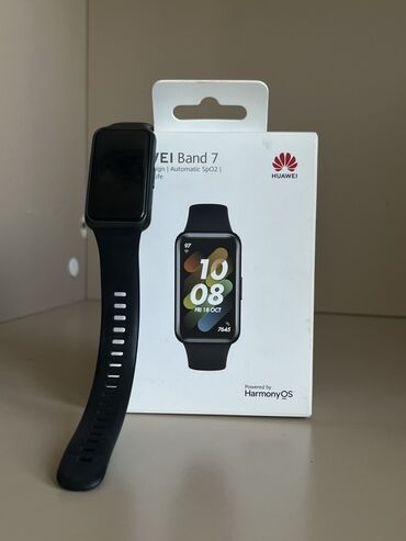 Smart saatlar: İşlənmiş, Smart saat, Huawei, Sensor ekran, rəng - Qara