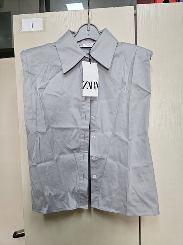 košulje novi sad: Zara, XS (EU 34), Single-colored, color - Grey