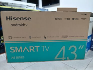 televizor asılqan: Yeni Televizor Hisense 43" Ödənişli çatdırılma