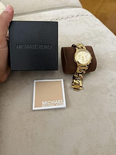 saat michael kors: Yeni, Qol saatı, Michael Kors, rəng - Qızılı — 2