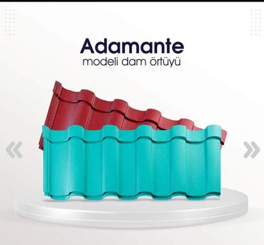 Digər dam örtükləri: Adamante model dam örtüyü - Material: metall plitə əsaslı, dekorativ — 1