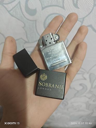 zippo: ZIPPO benzinli alışqan – Sobranie London dizaynı - Brend: Zippo - — 6