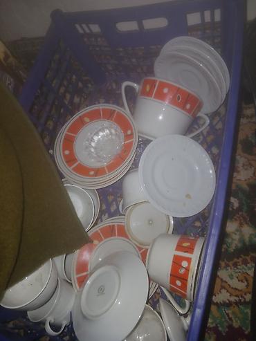 ağ çiçəyim: Çay dəsti, rəng - Ağ, Farfor — 2