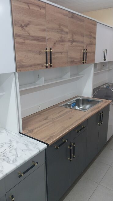 Кухонные гарнитуры: Кухонный гарнитур, Новый, цвет - Белый, Платная доставка — 27