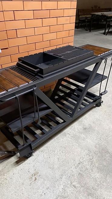 Все для дома и сада: Açıq hava üçün peşəkar kömür/manqal stolu və modul mətbəx komplekti - — 2