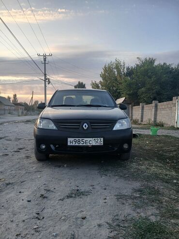 продаю номер авто: Renault Logan, седан, темно‑серый/черный цвет кузова. Особенности и
