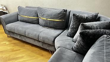 Divanlar: Künc divan, Açılmayan, Vеlur parça — 5