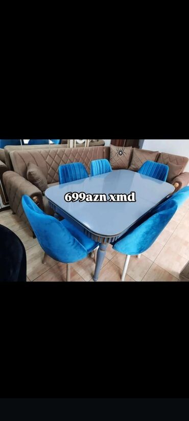 стол кухонный из дерева: Для кухни, Новый, 4 стула at lalafo.az стол кухонный из дерева: Для кухни, Новый, 4 стула