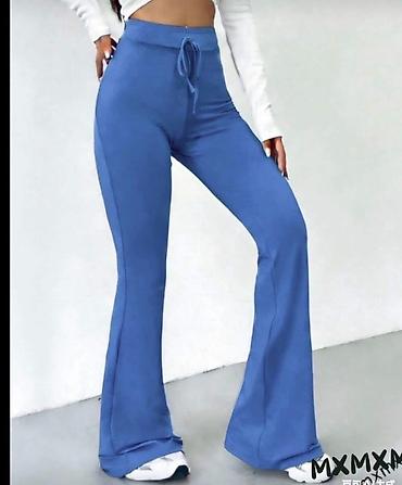 tom tailor torbe: Ženske pantalone sa visokim strukom i zvonastim nogavicama Pantalone — 2