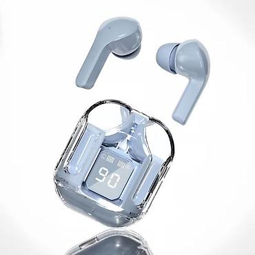 zaryadka apple watch: Şəffaf displeyli TWS Bluetooth qulaqlıq - Dizayn: Kompakt şarj qutusu — 5