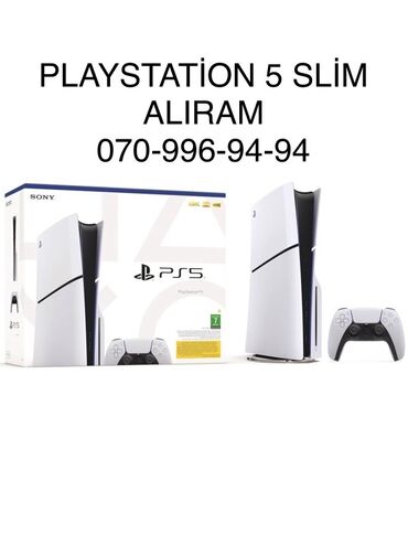 PLAYSTATİN 5 SLİM ALIRAM İŞlƏNMİŞ SATAN OLSA BUYURSUN WHATSAPP