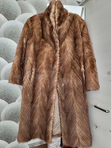 Шуба, Лиса, По колено, 2XL