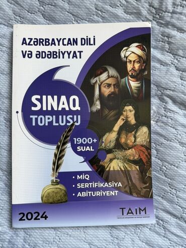taim kurikulum test kitabı pdf 2023: Azərbaycan dili və ədəbiyyat fənləri üzrə imtahanlara hazırlıq üçün