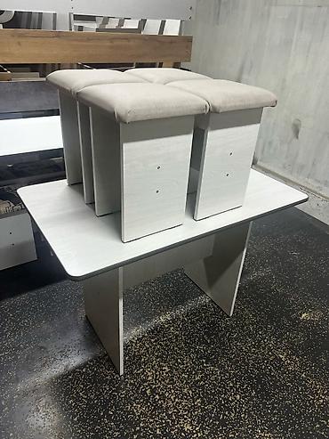 Кухонные столы: Новый кухонный стол с 4 табуретками — 5