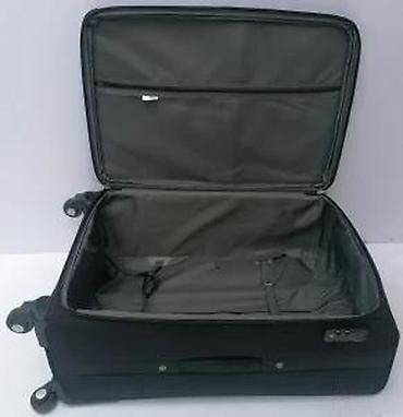 Putni koferi i torbe: Reddy Wenge kofer na točkiće – tekstilni, crne boje - Dimenzije — 15