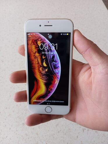 ayfon 7 s: IPhone 6s, 64 GB, Qızılı, Barmaq izi