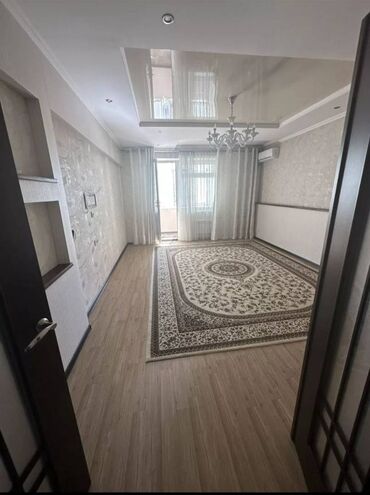 сдается квартира джал бишкек: 3 комнаты, Агентство недвижимости, Без подселения, С мебелью полностью