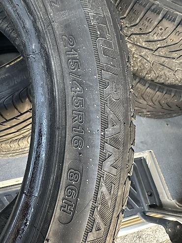 45: Шины 215 / 45 / R 16, Лето, Б/у, Пара, Легковые, Япония, Bridgestone — 3