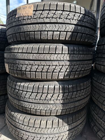 Шины: Шины 185 / 60 / R 15, Зима, Б/у, Комплект, Легковые, Япония, Bridgestone