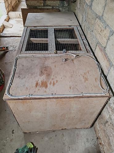 İnkubatorlar: Taxta inkubator/qızdırılan brooder qutusu - Material: fanera taxta — 3