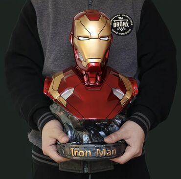 купить статуэтки: Бюст Iron Man — коллекционная статуэтка - Детализированный бюст