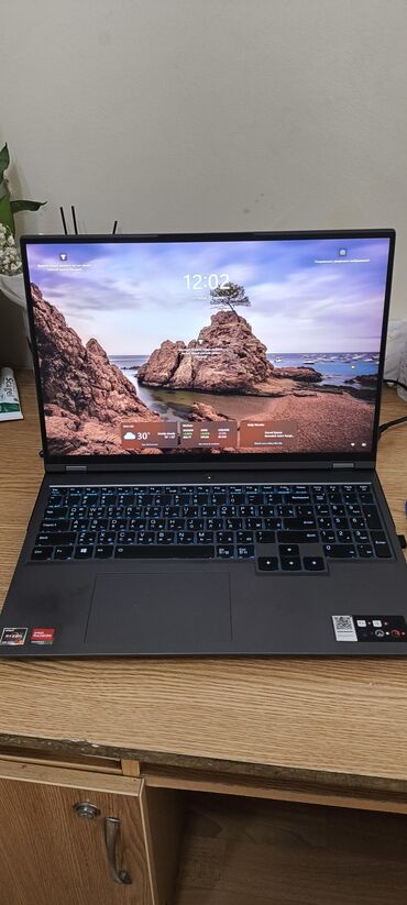 Ноутбуки: Ноутбук, Lenovo, 32 ГБ ОЗУ, AMD Ryzen 7, 16 ", Б/у, Игровой, память SSD — 5