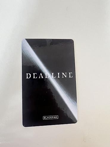 fon: Məhsul: BLACKPINK “DEADLINE” jisoo orginal fotokart - Seriya — 2