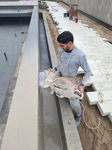 Beton işləri: Beton kəsim xidməti - Beton döşəmə, tavan və divarların dəqiq — 14