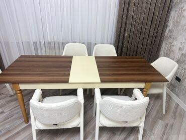 Masalar: Qonaq masası, Yeni, Açılan, MDF, Kvadrat masa