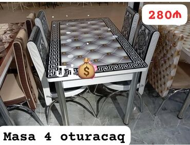 Ev üçün dekor: Yeni, 4 stul