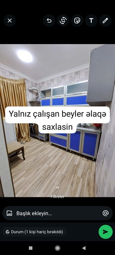 masazır kiraye: 100 kv. m, 3 otaqlı, Kombi, Qaz, İşıq