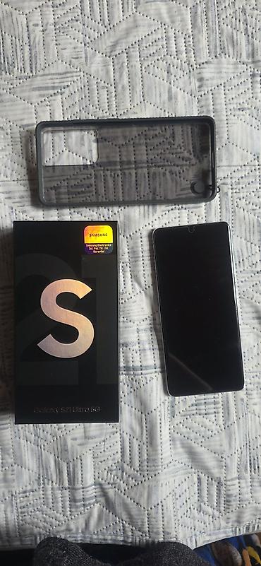 iphone x kreditle satisi: Samsung Galaxy S21 Ultra 5G, 256 GB, rəng - Gümüşü, Simsiz şarj — 3